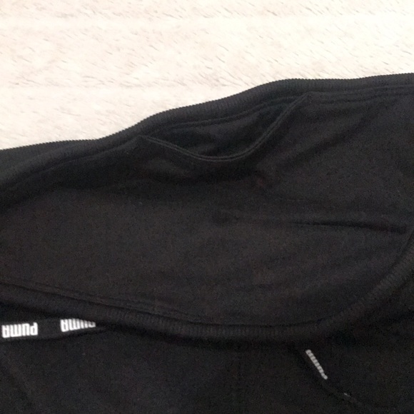 Puma High Waisted Black Leggings with Tie Waist - Picture 5 of 6